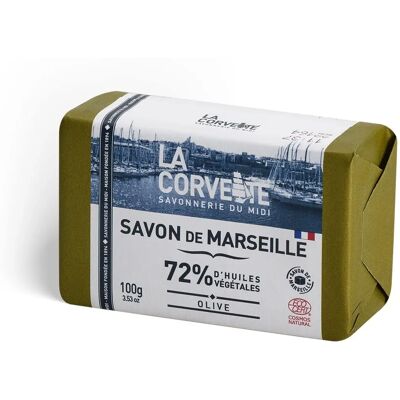 LA CORVETTE Savon à l'huile d'olive - Soin de la Peau - Publicité LA CORVETTE Savon à l'huile d'olive - Soin de la Peau - Publicité