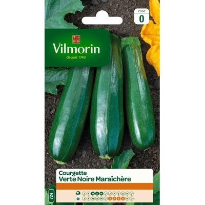 VILMORIN Courgette Verte - Courge Comestible à Chair Filandreuse - Publicité VILMORIN Courgette Verte - Courge Comestible à Chair Filandreuse - Publicité