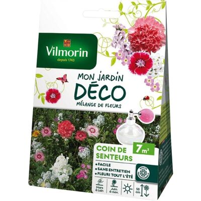 Mélange de graines de fleurs Vilmorin - 7 m² Parfum - Publicité Mélange de graines de fleurs Vilmorin - 7 m² Parfum - Publicité