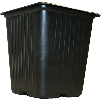 Vilmorin Set van 5 Vierkante Plastic Potten - 11cm Vilmorin Set van 5 Vierkante Plastic Potten - 11cm