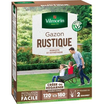 Mélange de graines Rustique Vilmorin - 3 kg pour 120m² ou 180m² - Publicité Mélange de graines Rustique Vilmorin - 3 kg pour 120m² ou 180m² - Publicité
