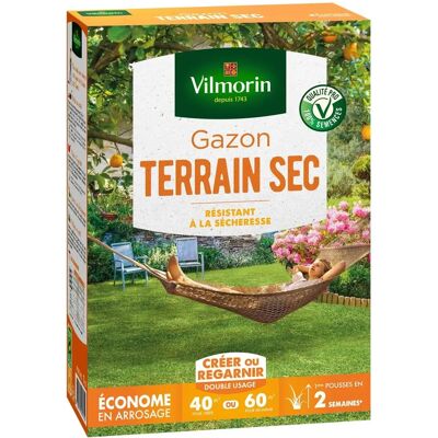 Graines de Gazon pour Terrain Sec Vilmorin 1kg - Publicité Graines de Gazon pour Terrain Sec Vilmorin 1kg - Publicité