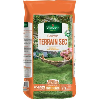 Graines de gazon Rustika Vilmorin pour terres sèches - 5kg - Publicité Graines de gazon Rustika Vilmorin pour terres sèches - 5kg - Publicité