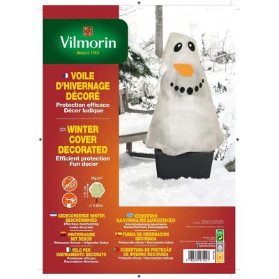 Vilmorin - Housse hivernage 110x90cm - PP - 30 g/m² - Housse hivernage - Publicité Vilmorin - Housse hivernage 110x90cm - PP - 30 g/m² - Housse hivernage - Publicité