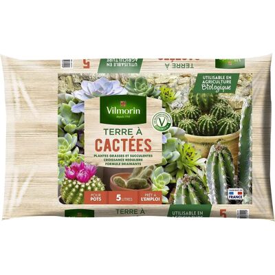 Vilmorin 5 L Terre à cactées - Terre à cactées - Publicité Vilmorin 5 L Terre à cactées - Terre à cactées - Publicité