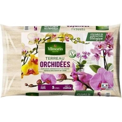 Terreau Vilmorin Orchid 5 L - Orchid - Publicité Terreau Vilmorin Orchid 5 L - Orchid - Publicité