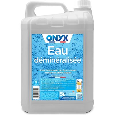 Acqua demineralizzata Onyx 5L - Uso domestico e auto Acqua demineralizzata Onyx 5L - Uso domestico e auto