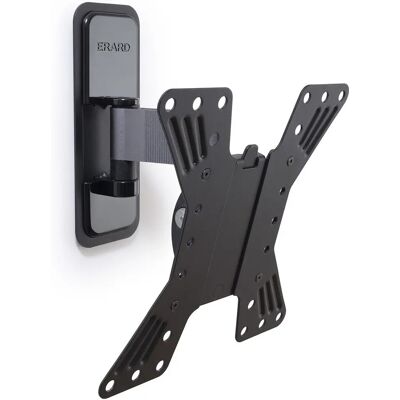 Soporte de Pared Negro Erard - Para Pantallas de 15-37 Pulgadas - VESA 50x50-200x200 Soporte de Pared Negro Erard - Para Pantallas de 15-37 Pulgadas - VESA 50x50-200x200