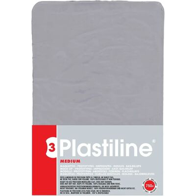 Rougier & Plé Plastiline Moyen 970g - Matériau de Sculpture Rougier & Plé Plastiline Moyen 970g - Matériau de Sculpture