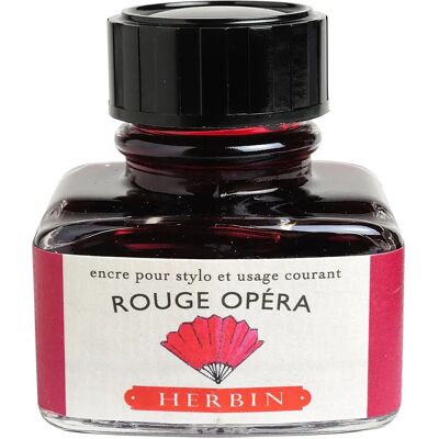 Encre J. Herbin - Rouge Opéra - 30ml - Encre pour stylo Encre J. Herbin - Rouge Opéra - 30ml - Encre pour stylo