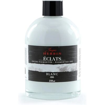 Herbin Encre Éclats Blanc - Inkte - Publicité Herbin Encre Éclats Blanc - Inkte - Publicité
