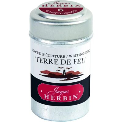 Cartouche d'encre marron terre de feu Herbin - Cartouche d'encre Cartouche d'encre marron terre de feu Herbin - Cartouche d'encre