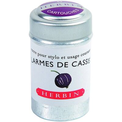 Cartouches d'encre J. Herbin 6 pièces - Cassis - Publicité Cartouches d'encre J. Herbin 6 pièces - Cassis - Publicité