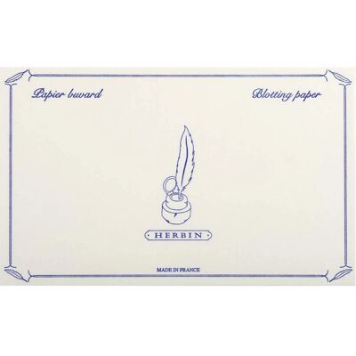 Herbin 12x16cm Weiß Löschpapier Packung mit 10 Herbin 12x16cm Weiß Löschpapier Packung mit 10
