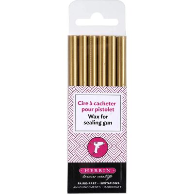 J.Herbin Modèle 35804T - Bâtons de Cire à Effet Perlé, 6 pcs J.Herbin Modèle 35804T - Bâtons de Cire à Effet Perlé, 6 pcs