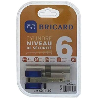BRICARD 17471 Cylinder zamka - Poziom bezpieczeństwa 6 BRICARD 17471 Cylinder zamka - Poziom bezpieczeństwa 6