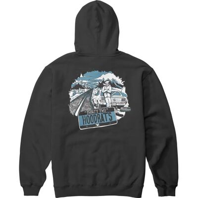 Thirtytwo Hood Rats Coaches Jkt - Zwart Blauw - Man Thirtytwo Hood Rats Coaches Jkt - Zwart Blauw - Man