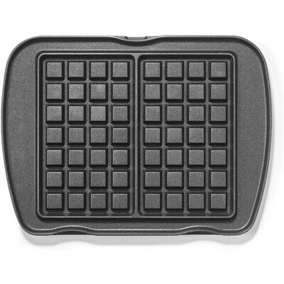 Set di Piastre per Waffle Lagrange - 4x7cm - Antiaderente - Nero Set di Piastre per Waffle Lagrange - 4x7cm - Antiaderente - Nero