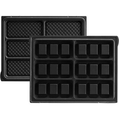 Accessoire pour gaufrier LAGRANGE 020 322 - Aluminium moulé - 6 mini plaques - Publicité Accessoire pour gaufrier LAGRANGE 020 322 - Aluminium moulé - 6 mini plaques - Publicité