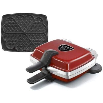 Lagrange Super 2 Waffeleisen - Antihaft, 1000W, Herzplatten Lagrange Super 2 Waffeleisen - Antihaft, 1000W, Herzplatten