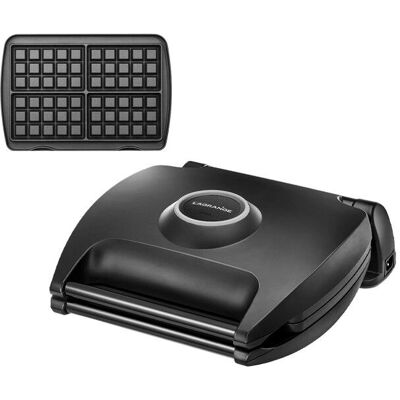 Lagrange 089 001 - Zwart - Waffle ijzer Lagrange 089 001 - Zwart - Waffle ijzer