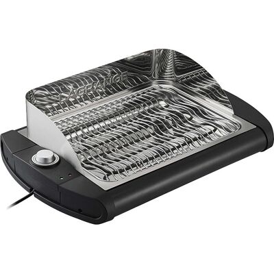 Lagrange 319004 Elektrischer Tischgrill - Edelstahl Schwarz Lagrange 319004 Elektrischer Tischgrill - Edelstahl Schwarz
