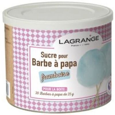 Sucre à barbe à papa Framboise Lagrange 380008 - 500g - Publicité Sucre à barbe à papa Framboise Lagrange 380008 - 500g - Publicité