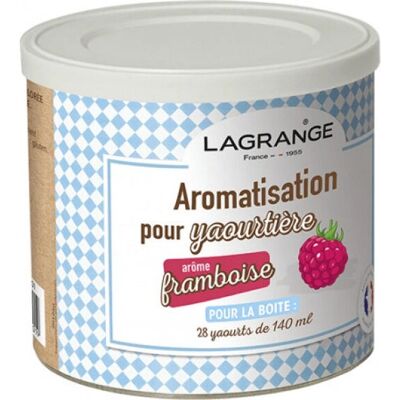LAGRANGE 380370 Arôme naturel - Yaourt à la framboise - 28 yaourts - Publicité LAGRANGE 380370 Arôme naturel - Yaourt à la framboise - 28 yaourts - Publicité