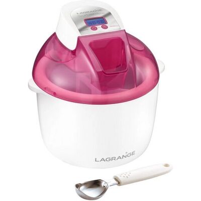 Lagrange 409021 - Rosa, Blanco - Máquina de helados tradicional Lagrange 409021 - Rosa, Blanco - Máquina de helados tradicional