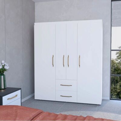 TUHOME CONCEPT - Armario Bariloche - Blanco - Storage cabinet TUHOME CONCEPT - Armario Bariloche - Blanco - Storage cabinet