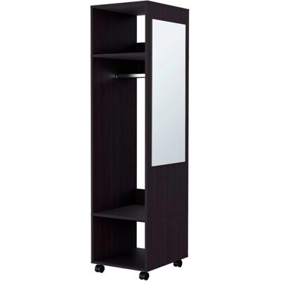 TUHOME CONCEPT - Kronospan Wardrobe - Black - 160x40x48 TUHOME CONCEPT - Kronospan Wardrobe - Black - 160x40x48