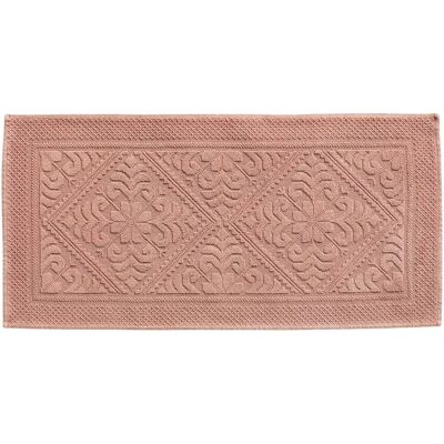 Tapis de bain VIVARAISE Enzo - Jacquard coton antidérapant - Publicité Tapis de bain VIVARAISE Enzo - Jacquard coton antidérapant - Publicité