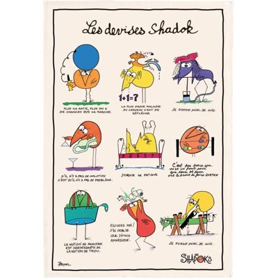 Winkler Les Devises Ecru Küchentuch - Küchenhandtuch Winkler Les Devises Ecru Küchentuch - Küchenhandtuch