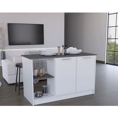 TUHOME CONCEPT - Isla de cocina Juniper - Melamine TUHOME CONCEPT - Isla de cocina Juniper - Melamine