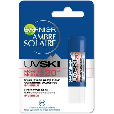 Garnier Ambre Solaire SPF 50+ Baume à lèvres - Protection des lèvres - Publicité Garnier Ambre Solaire SPF 50+ Baume à lèvres - Protection des lèvres - Publicité
