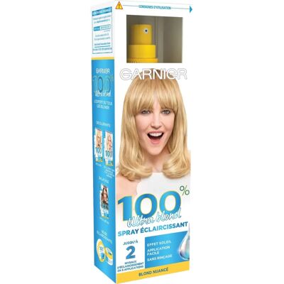 Éclaircissant Progressif Garnier - Louro Ultraclaro Dourado - Éclaircisseur de cheveux - Publicité Éclaircissant Progressif Garnier - Louro Ultraclaro Dourado - Éclaircisseur de cheveux - Publicité