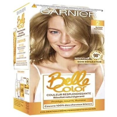 Coloration Cheveux Blond Naturel - Garnier Belle Color - Teinture Capillaire Coloration Cheveux Blond Naturel - Garnier Belle Color - Teinture Capillaire
