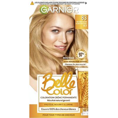Garnier 83 Blond Doré - Coloration Permanente - Publicité Garnier 83 Blond Doré - Coloration Permanente - Publicité