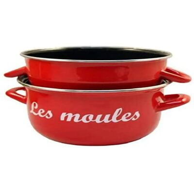 Cocotte en acier émaillé Baumalu 312868 - Tous feux Cocotte en acier émaillé Baumalu 312868 - Tous feux