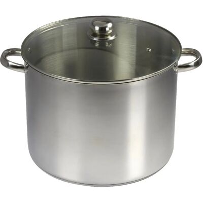 Baumalu 342684 Casserole en Inox 32cm - 19L - Pour 20 personnes Baumalu 342684 Casserole en Inox 32cm - 19L - Pour 20 personnes