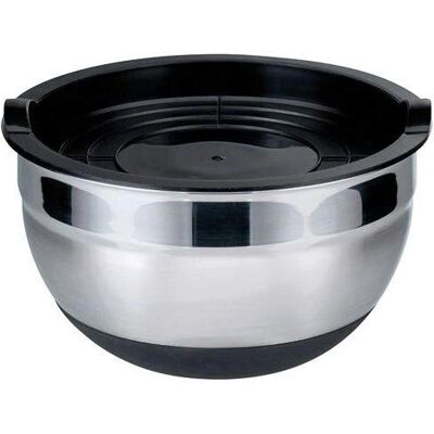 Bol Patissier en Inox 24cm avec Couvercle Baumalu - Publicité Bol Patissier en Inox 24cm avec Couvercle Baumalu - Publicité