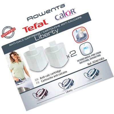 Calor - Antikalk-Kartuschen Set mit 2 Stück - Dampfgenerator Zubehör Calor - Antikalk-Kartuschen Set mit 2 Stück - Dampfgenerator Zubehör