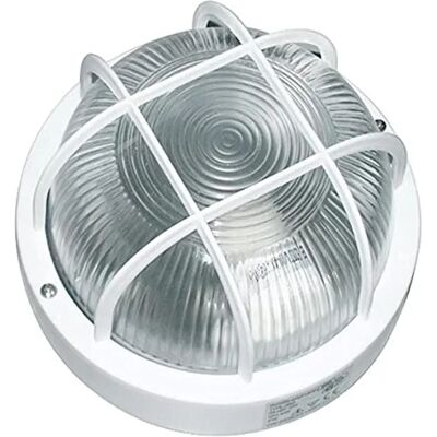 Gefom Hublot Weiß 60W Außen wasserdicht - Ovale Hublot E27 Lampe Gefom Hublot Weiß 60W Außen wasserdicht - Ovale Hublot E27 Lampe