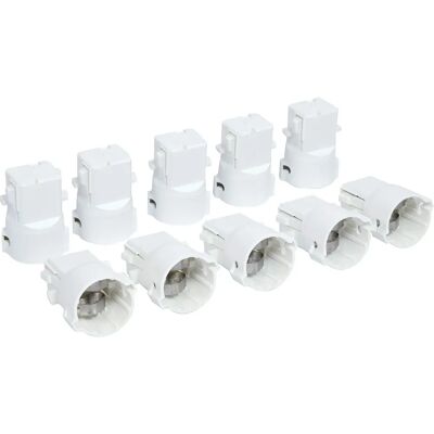 BigBuy Tools B22-E27 Lampenadapter - Wit - Lampenadapter BigBuy Tools B22-E27 Lampenadapter - Wit - Lampenadapter