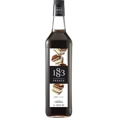 1883 Sirop Tiramisu - Syrup - Publicité 1883 Sirop Tiramisu - Syrup - Publicité