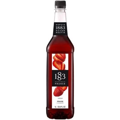 1883 Maison Routin - Jordbær - 1L - Vegansk - Sirup 1883 Maison Routin - Jordbær - 1L - Vegansk - Sirup