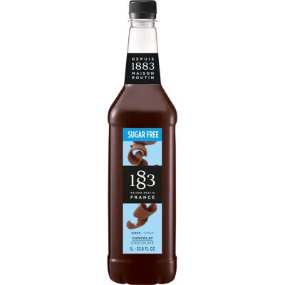 1883 Sirop de Chocolat Sans Sucre - Pet - Publicité 1883 Sirop de Chocolat Sans Sucre - Pet - Publicité