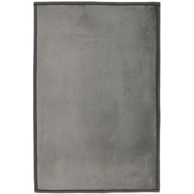 Tapis Microfibre Intérieur THE DECO FACTORY - Gris - 60 x 90 cm - Toucher velours - Publicité Tapis Microfibre Intérieur THE DECO FACTORY - Gris - 60 x 90 cm - Toucher velours - Publicité