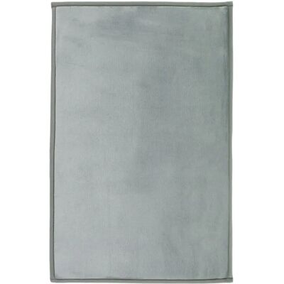 Tapis microfibre flanelle déco - Gris nuage - 60x90cm - Tapis intérieur - Publicité Tapis microfibre flanelle déco - Gris nuage - 60x90cm - Tapis intérieur - Publicité