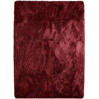 The Deco Factory Neo Yoga - Alfombra de Microfibra de Pelo Largo Rojo Burdeos - Salón o Dormitorio The Deco Factory Neo Yoga - Alfombra de Microfibra de Pelo Largo Rojo Burdeos - Salón o Dormitorio